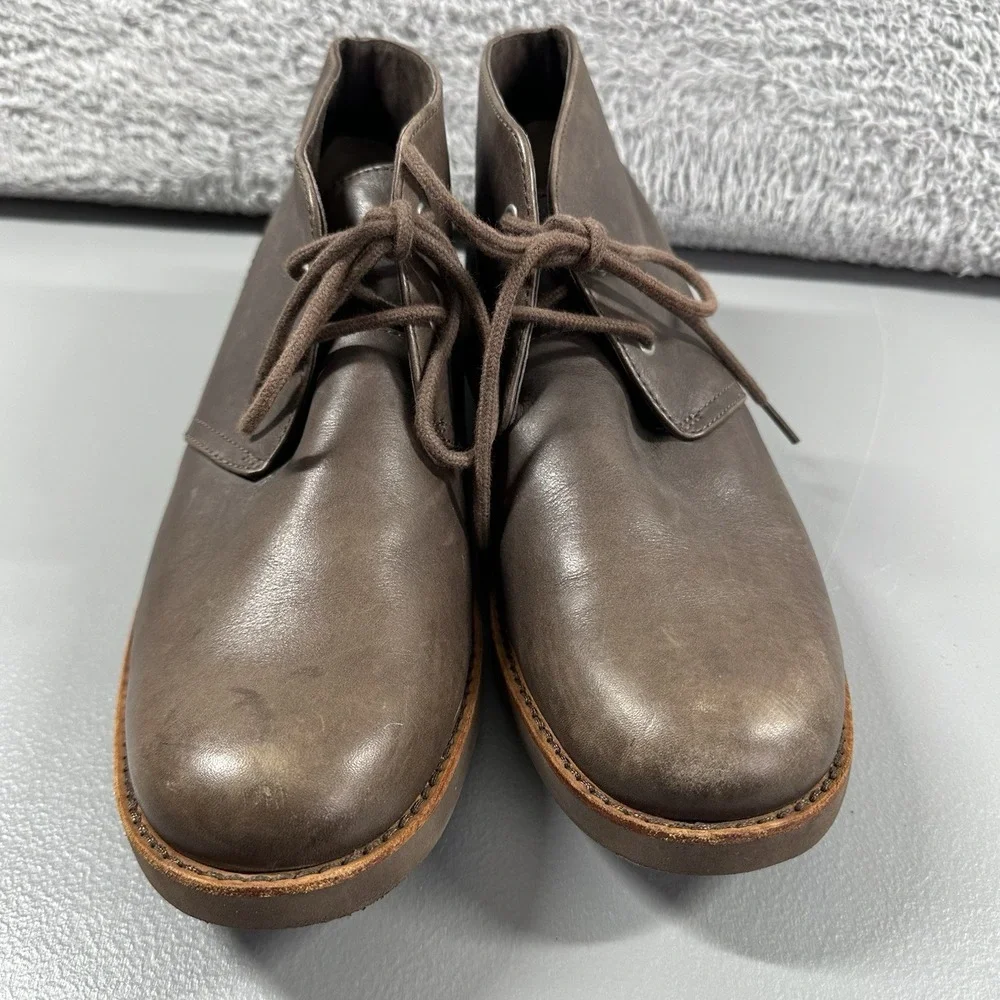 UGG Chukka Boots Mens 8 Brown Leather Dagmann US S/N 1018516 Urban Casual Trendy